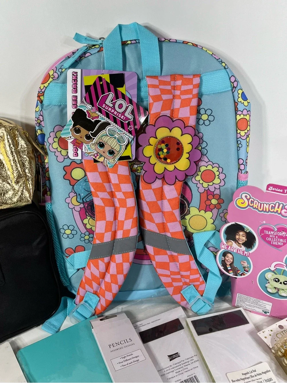 L.O.L. Surprise Girls Backpack Back to School Set Stationary Bags Accessories